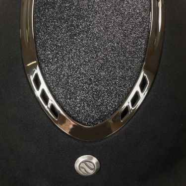 EQ3 Pardus Microvezel Helm met draaiknop Back on Track Zwart met glitters EQ3 Pardus Microvezel Helm met draaiknop Back on Track Zwart met glitters