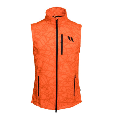 Hoogzichtbaarheidsvest Back on Track heren Ray Oranje