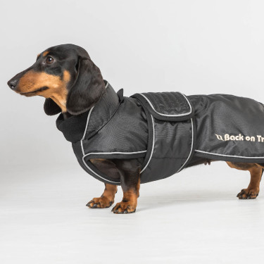 Lange jas voor hond Back on Track Buddy Zwart