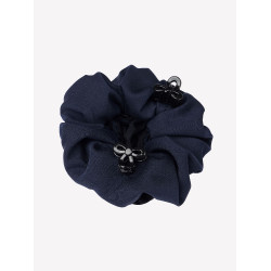 Chouchou LeMieux met Crystal Hair Net Marine / zwart Blauw