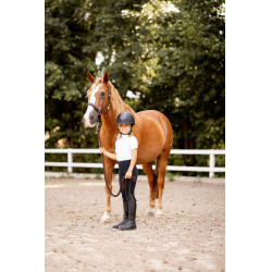 Wedstrijdshirt met korte mouwen en ruches Christel kind Horze Wedstrijdshirt met korte mouwen en ruches Christel kind Horze