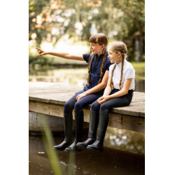 Wedstrijdshirt met korte mouwen en ruches Christel kind Horze Wedstrijdshirt met korte mouwen en ruches Christel kind Horze