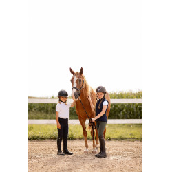 Wedstrijdshirt met korte mouwen en ruches Christel kind Horze Wedstrijdshirt met korte mouwen en ruches Christel kind Horze