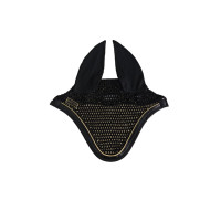 Paardenoornet Harcour Freya Noir / noir gold