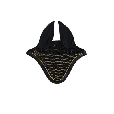 Paardenoornet Harcour Freya Noir / noir gold