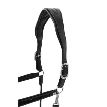 Leren halster Horze Delémont Zwart