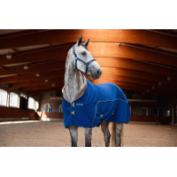 Droogdeken fleece Delémont Horze Bleu arctique