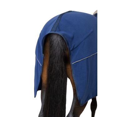 Droogdeken fleece Delémont Horze Arctisch blauw