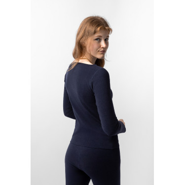 Thermisch onderhemd Horze Tess Polaireblauw Marineblauw