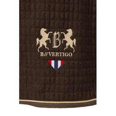 Droogdeken B Vertigo High Altitude van wolmix Bruin modder Beige