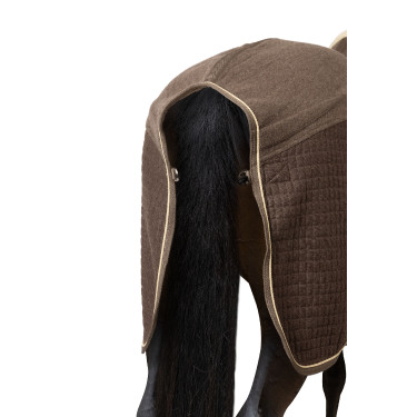 Droogdeken B Vertigo High Altitude van wolmix Bruin modder Beige