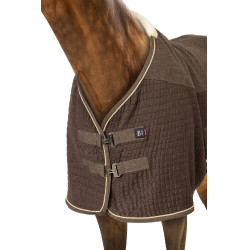 Droogdeken B Vertigo High Altitude van wolmix Bruin modder Beige