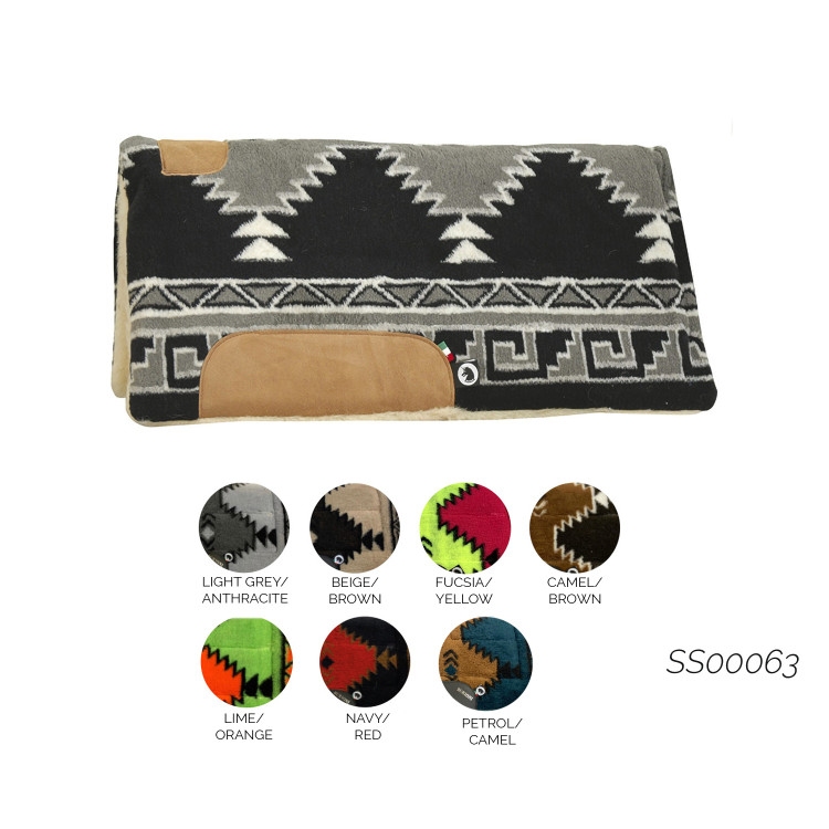 Western zadeldeken Navajo met uitneembare wol Burioni