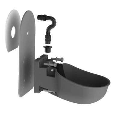 Adapterplaat voor de Kerbl-weidetank Metaal