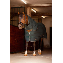 Halsstuk voor staldeken Glasgow pony Hoze Donkergroen waterkleur Halsstuk voor staldeken Glasgow pony Hoze Donkergroen waterkleur