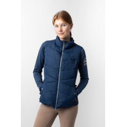 Gewatteerd Rijvest B Vertigo Cordelia Marine titaan Marineblauw