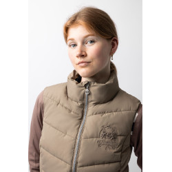Gewatteerd Rijvest B Vertigo Cordelia Bruin modder Beige