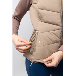 Gewatteerd Rijvest B Vertigo Cordelia Bruin modder Beige