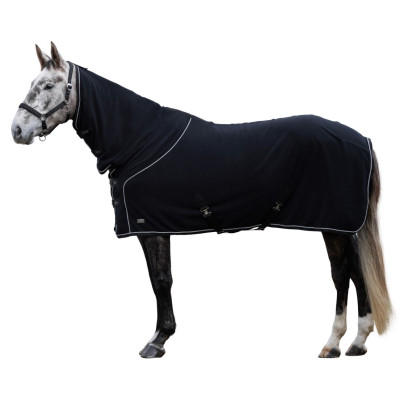 Fleece deken met hoge hals CovallieroTherm Zwart