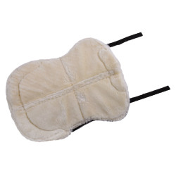 Schokdemper van synthetische bont AntiSlip Covalliero Zwart