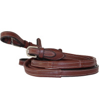 Leren teugels met 7 stops Flags & Cup Bruin Leren teugels met 7 stops Flags & Cup Bruin