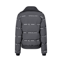 Reflecterende damesdonsjas Kingsland KLVarsin Smeedijzergrijs