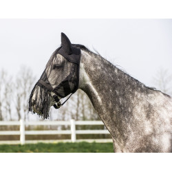 Licht vliegmasker met franjes Riding World Licht vliegmasker met franjes Riding World