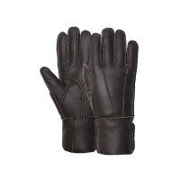 Lamsleren handschoenen Lana Supreme Horze Marron foncé