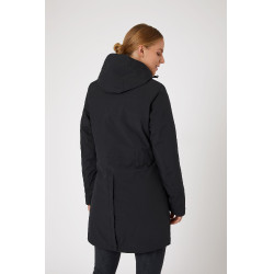 3-in-1 donsjas parka Horze Isabella dames Donker marineblauw