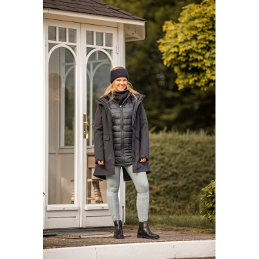 3-in-1 donsjas parka Horze Isabella dames Donker marineblauw