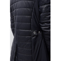 Lange damesdonsjas Horze Charlotte Donker marineblauw