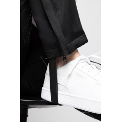 Rijbroek met siliconenprint Adeline dames Horze Zwart