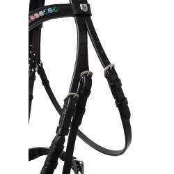 Pony hoofdstel Rainbow Dash Horze Zwart Pony hoofdstel Rainbow Dash Horze Zwart