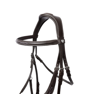 Bride Monterrey Mexicaanse neusriem Horze Cognac Bruin Bride Monterrey Mexicaanse neusriem Horze Cognac Bruin