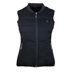 Mouwloos vest HKM Comfort Temperature Style zonder batterij Zwart