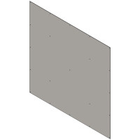 Interne bekleding voor staldeur een vleugel La Gée