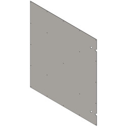 Binnenbekleding onderstel dubbele vleugeldeur voor boxdeur 2 vleugels La Gée Binnenbekleding onderstel dubbele vleugeldeur voor boxdeur 2 vleugels La Gée