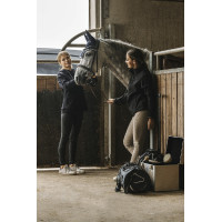 Waterafstotende jas Ik hou van je Equithème Dakota Zwart