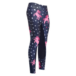Kinderrijbroek Imperial Riding Unicorn Sparkle Fullgrip