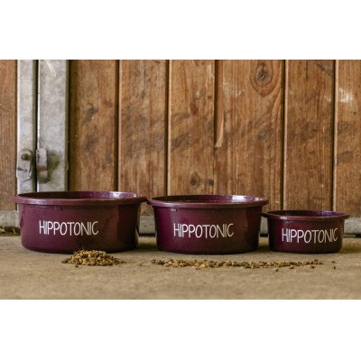 Stalvoerbak 8L Hippotonic Glitter Bordeaux
