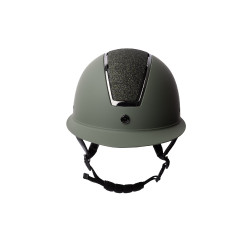 Glanzende Metalen Helm Monarch II Horze Smaragdgroen Glanzende Metalen Helm Monarch II Horze Smaragdgroen