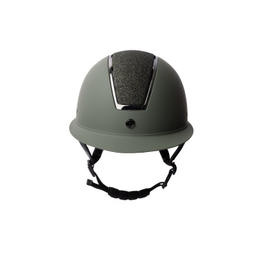 Glanzende Metalen Helm Monarch II Horze Smaragdgroen Glanzende Metalen Helm Monarch II Horze Smaragdgroen