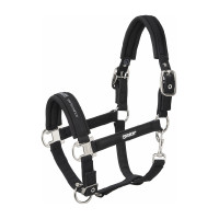 Halster Eskadron Softshell dubbele gesp Zwart