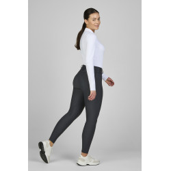 Damesbroek Pikeur Linn met kniestukken grip Donkere schaduw Grijs Damesbroek Pikeur Linn met kniestukken grip Donkere schaduw Grijs