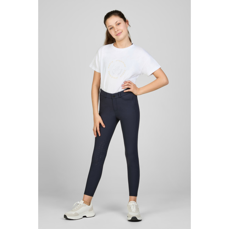 Pikeur New Brooklyn kniebeschermer broek 9803 middelhoge taille kind Pikeur New Brooklyn kniebeschermer broek 9803 middelhoge taille kind