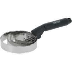 Ronde metalen rosborstel Hippotonic Glitter