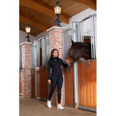 Pikeur Linnett Tight full grip 6505 hoge taille naadloos damesrijbroek Zwart Pikeur Linnett Tight full grip 6505 hoge taille naadloos damesrijbroek Zwart