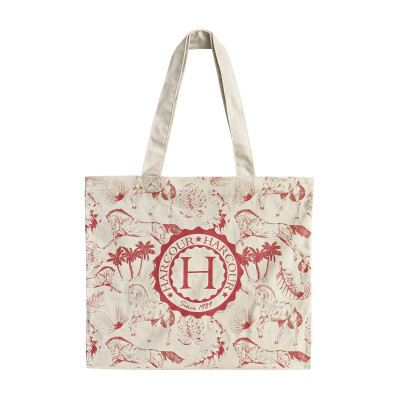 Totebag Galia Harcour Naturel / vieux rose