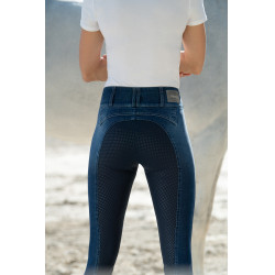 Broek Pikeur Jeans Candela dames full grip Blauw denim