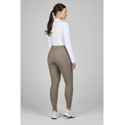 Pikeur Laure damesbroek full grip 3005 met hoge taille Taupe Bruin Pikeur Laure damesbroek full grip 3005 met hoge taille Taupe Bruin